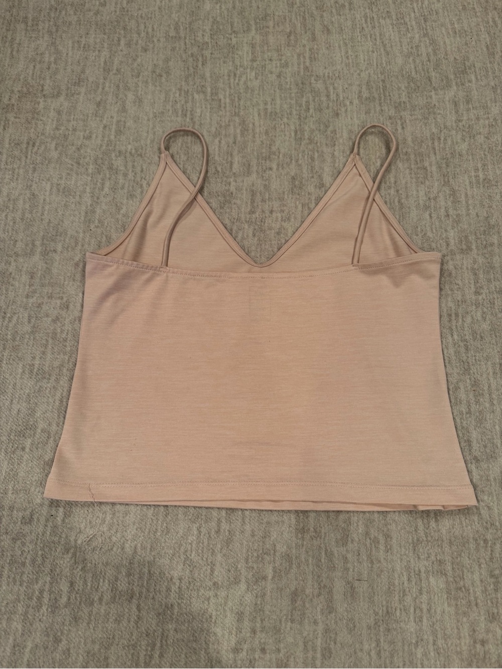 Me to We Sleeveless V-Neck Cami Tank Top - Blush Pink - Picture 2 of 3